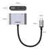 Ugreen CM162 50505 USB-C - HDMI / VGA / USB-A 3.0 / USB-C PD Adapter - Gray - USB adapters<<<HurtelXML