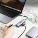 Ugreen CM266 60812 5in1 USB-A 3.0 - RJ45 / 3x USB-A 3.0 / micro USB adapter - gray - USB hubs<<<HurtelXML