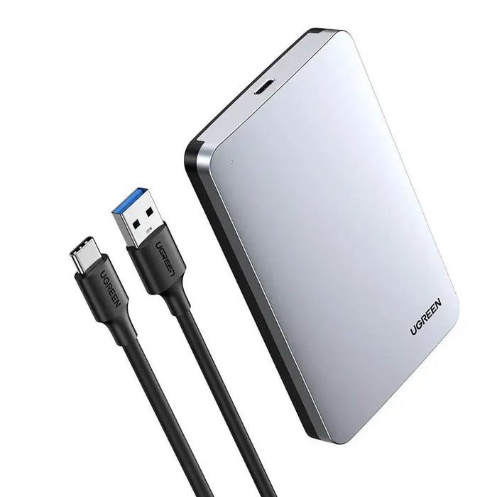 Ugreen CM300 70498 bay for 2.5’’ SATA 3.0 6Gbps hard drive - gray + USB-C - USB-A cable 0.5m - Disk adapters<<<HurtelXML