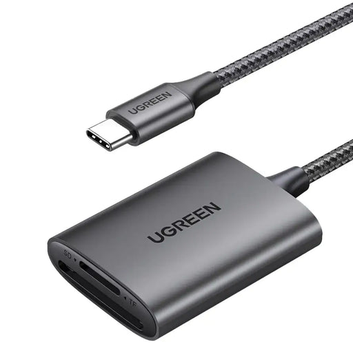 Ugreen CM401 USB C 5Gb/s SD/TF card reader - gray - Flash card readers<<<HurtelXML