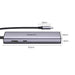 Ugreen CM512 90568 USB-C Adapter - 2x USB-A 3.0 / HDMI / RJ45 / SD and TF Card Reader / USB-C PD 100W - Gray - USB