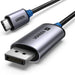 Ugreen CM556 cable with USB-C and DisplayPort 8K connectors 1 m long - gray - Video cables<<<HurtelXML&&&Kable