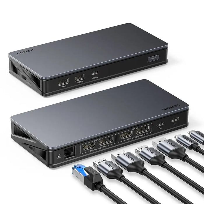 Ugreen CM615 USB-C Multifunctional Adapter - Gray - KVM switches<<<HurtelXML