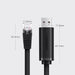 Ugreen console cable USB - Ethernet RJ45 1.5m black (CM204) - Network cables<<<HurtelXML