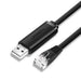 Ugreen console cable USB - Ethernet RJ45 1.5m black (CM204) - Network cables<<<HurtelXML