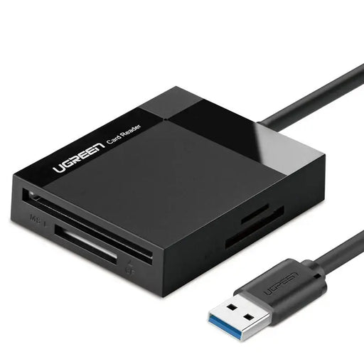 Ugreen CR125 30231 SD / micro SD / CF / MS memory card reader with USB 3.0 cable 0.5m - black - Flash card