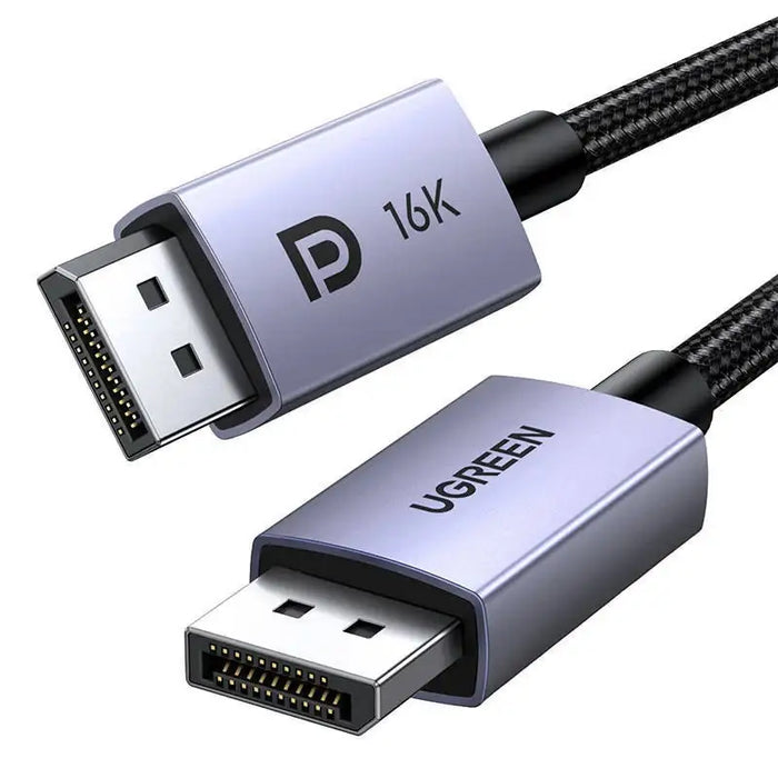 Ugreen DP118 DisplayPort 2.1 cable 2m - gray - Video cables<<<HurtelXML