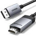 Ugreen DP119 25491 DisplayPort to HDMI 4K 60Hz Cable 3m - Gray - Video cables<<<HurtelXML