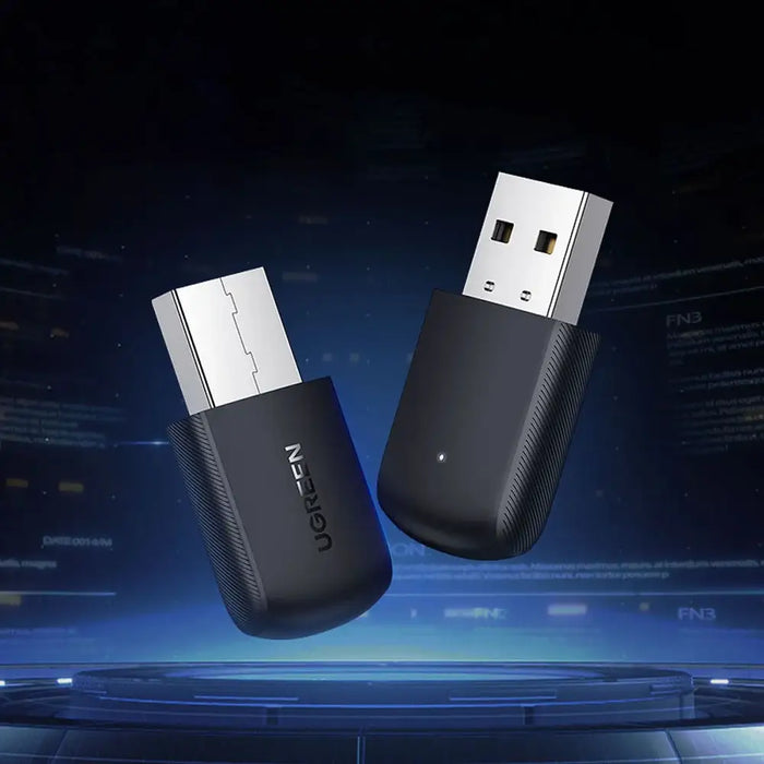 Ugreen dual-band adapter external USB network card - WiFi 11ac AC650 black (CM448) - USB adapters<<<HurtelXML