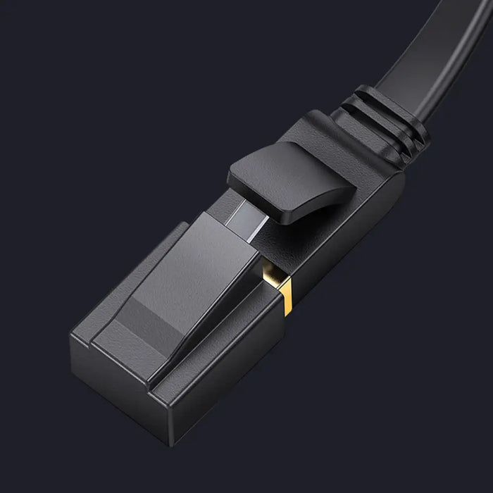 Ugreen Ethernet patch cord U/FTP Cat. 7 10Gb/s flat 0.5m black (NW106) - Network cables<<<HurtelXML