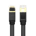 Ugreen Ethernet patch cord U/FTP Cat. 7 10Gb/s flat 0.5m black (NW106) - Network cables<<<HurtelXML