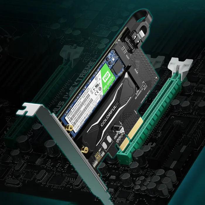 Ugreen expansion card adapter PCIe 3.0 x4 to SSD M.2 M-Key / M.2 B-Key black (CM302) - Others<<<HurtelXML