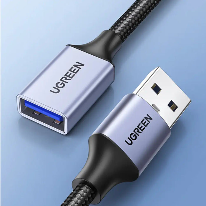 Ugreen extension cord adapter cable USB (male) - USB (female) 3.0 5Gb/s 2m gray (US115) - Cell phone cables<<<HurtelXML