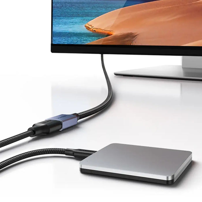 Ugreen extension cord adapter cable USB (male) - USB (female) 3.0 5Gb/s 2m gray (US115) - Cell phone cables<<<HurtelXML