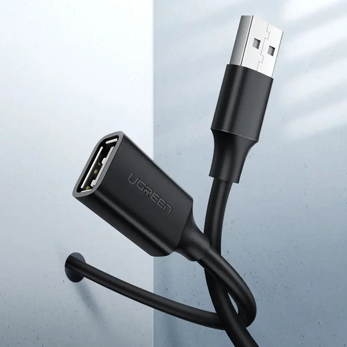 Ugreen extension USB 2.0 adapter 0.5m black (US103) - Cell phone cables<<<HurtelXML