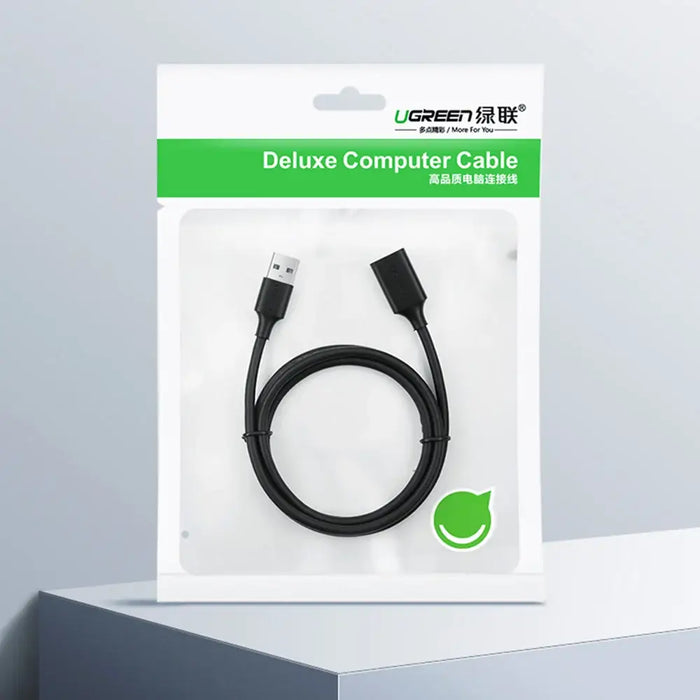 Ugreen extension USB 2.0 adapter 5m black (US103) - Cell phone cables<<<HurtelXML