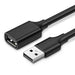 Ugreen extension USB 2.0 adapter 5m black (US103) - Cell phone cables<<<HurtelXML