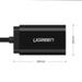Ugreen external sound card music adapter USB - 3.5 mm mini jack 15cm black (30724) - Audio