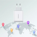 Ugreen Fast USB Type C / USB Wall Charger 36 W Quick Charge 4.0 Power Delivery white (60468 CD170) - Cell phone USB