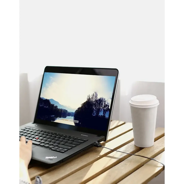 Ugreen Flat Cable Internet Cable Ethernet Patchcord RJ45 Cat 6 UTP 1000Mbps 0.5m Black (50183) - Network