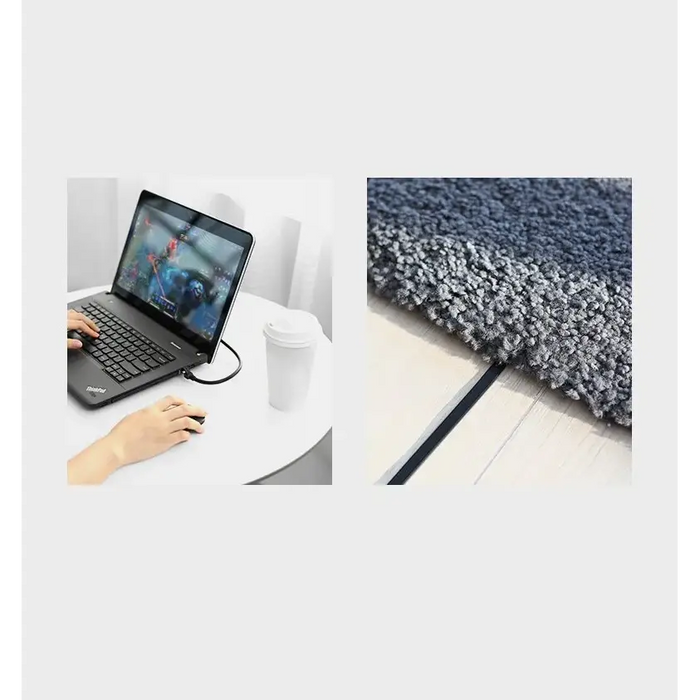 Ugreen Flat Cable Internet Network Cable Ethernet Patchcord RJ45 Cat 6 UTP 1000Mbps 1m Black (NW101 50184) - Network