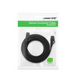 Ugreen Flat Cable Internet Network Cable Ethernet Patchcord RJ45 Cat 7 STP LAN 10 Gbps 10m Black (NW106 11265)