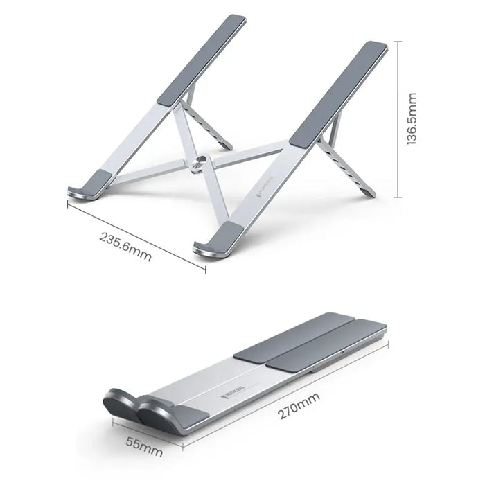 Ugreen foldable adjustable laptop stand silver (LP451) - Stands and tables for laptops<<<HurtelXML&&&Стойки за