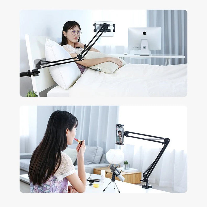 Ugreen Folding Arm Desk Table Tripod Holder for Phone Tablet Black/Grey (50394) - Cell phone