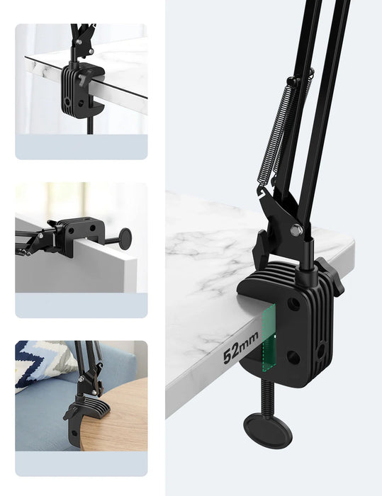 Ugreen Folding Arm Desk Table Tripod Holder for Phone Tablet Black/Grey (50394) - Cell phone