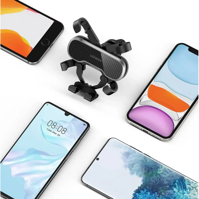 Ugreen gravity car phone holder black (80539) - Cell phone holders<<<HurtelXML