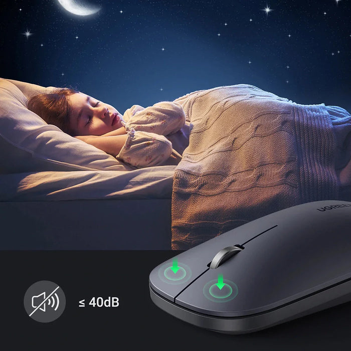 Ugreen handy wireless mouse USB gray (MU001) - Other office accessories<<<HurtelXML
