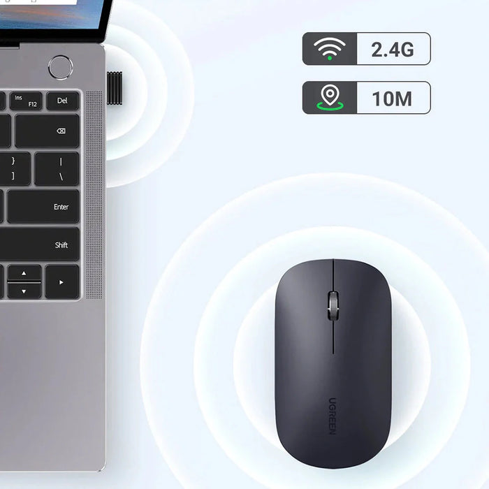 Ugreen handy wireless mouse USB green (MU001) - Other office accessories<<<HurtelXML&&&Exhibition product<<<HurtelXML