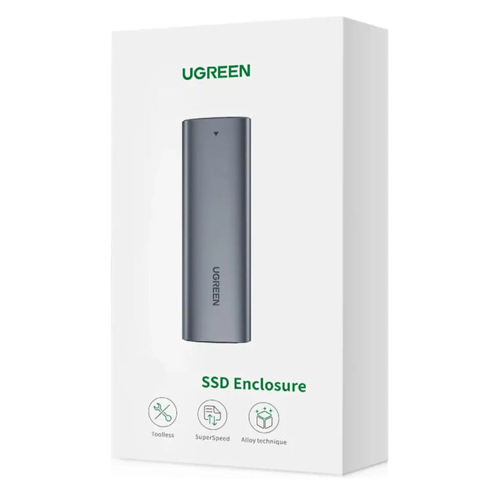 Ugreen Hard Drive Bay M.2 B-Key SATA 3.0 5Gbps Gray + USB Type C Cable (CM400) - Disk adapters<<<HurtelXML