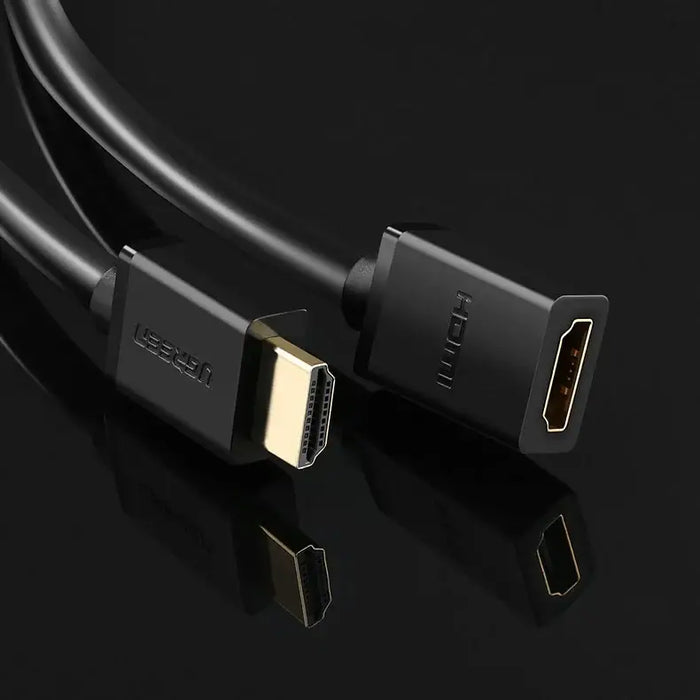 Ugreen HD107 10140 HDMI (Male) - HDMI (Female) 4K Cable 0.5 m - Black - Video cables<<<HurtelXML