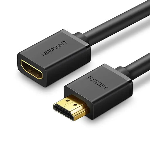 Ugreen HD107 10145 HDMI (Male) - HDMI (Female) 4K Cable 3m - Black - Video cables<<<HurtelXML