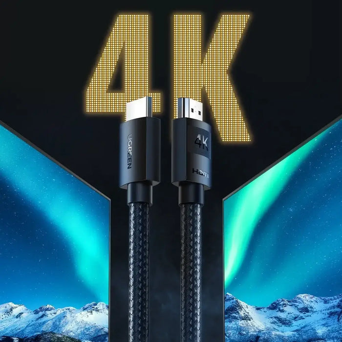 Ugreen HDMI cable 2.0 4K 3m black (HD119 40102) - Video cables<<<HurtelXML&&&Kable wideo<<<HurtelXML