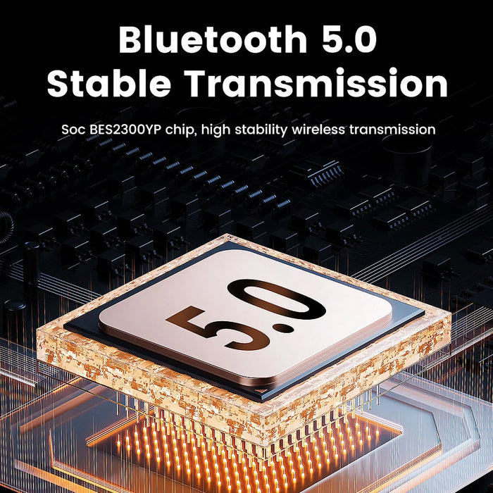 Ugreen HP202 HiTune Max5 on-ear wireless headphones with hybrid ANC noise reduction - black - Headphones