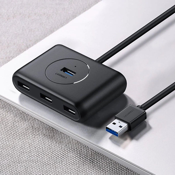 Ugreen HUB 4x USB 3.2 Gen 1 (0.5 m cable) black (20290) - USB hubs<<<HurtelXML