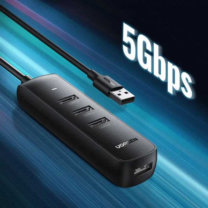 Ugreen HUB USB Type A splitter - 4x USB 3.2 Gen 1 black (CM416 80657) - USB hubs<<<HurtelXML