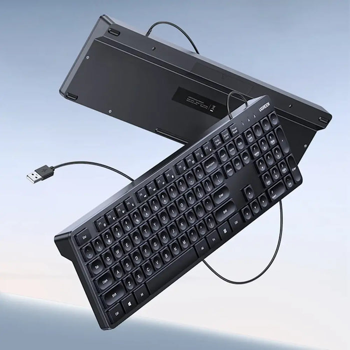 Ugreen KU004 90875 keyboard wired 1.5 m for Windows / MacOS - black - Other office accessories<<<HurtelXML