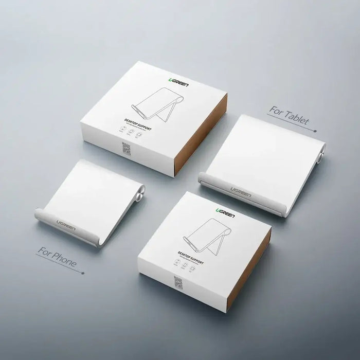 Ugreen LP106 30285 95 x 85 mm desk stand for 4-7.9’’ phone - white - Cell phone holders<<<HurtelXML&&&Поставки за
