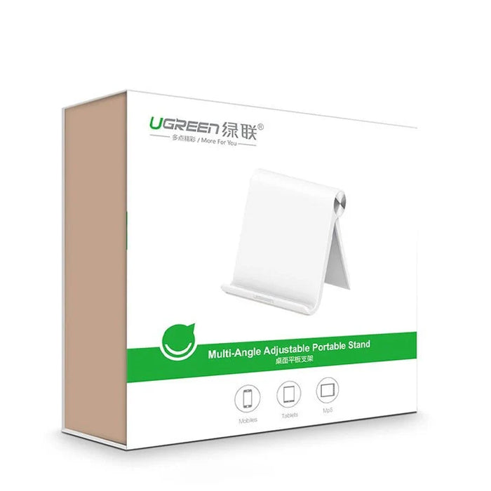 Ugreen LP115 30485 120 x 107 mm desk stand for tablet / phone 4.7-11’’ - white - Cell phone holders<<<HurtelXML&&&Cell