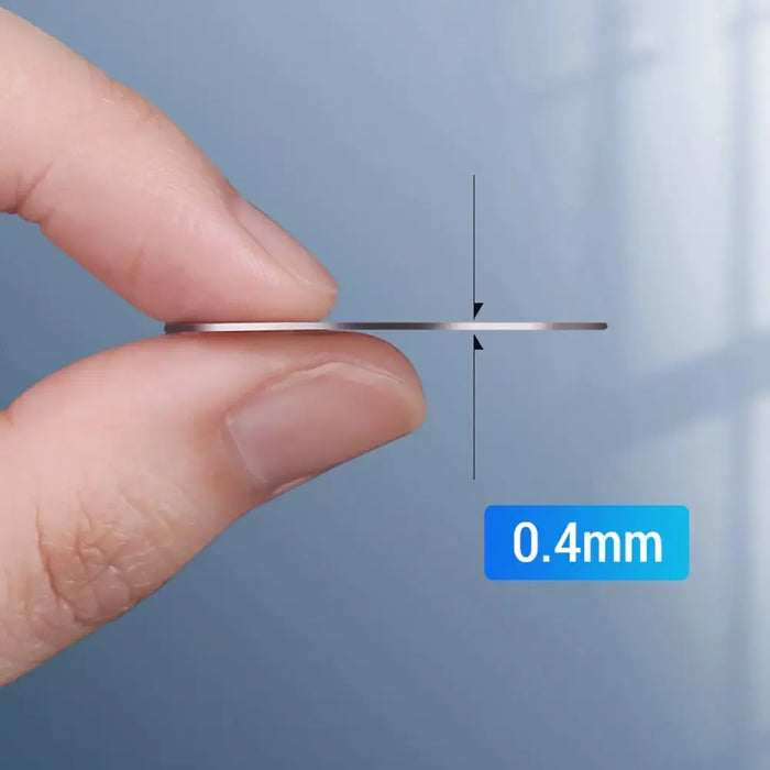 Ugreen LP123 60410 round/rectangular metal plates for magnetic phone holders - black (2 pcs) - Other cell phone