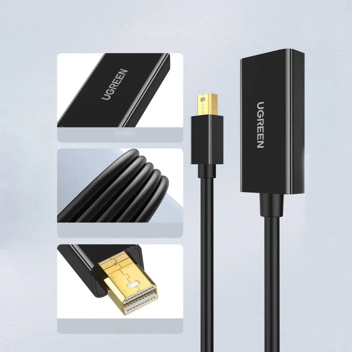 Ugreen MD112 40360 mini DisplayPort (male) / HDMI (female) 4K 2K 30Hz adapter - black - Video adapters<<<HurtelXML