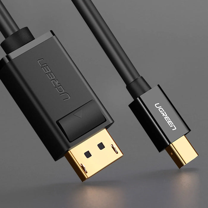 Ugreen Mini DisplayPort - DisplayPort cable 1.5m black (MD105) - Video cables<<<HurtelXML