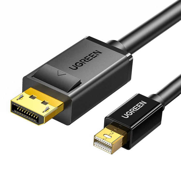 Ugreen Mini DisplayPort - DisplayPort cable 1.5m black (MD105) - Video cables<<<HurtelXML