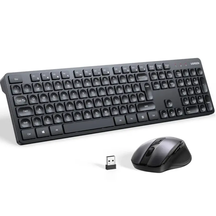 Ugreen MK006 wireless mouse and keyboard set 2.4Ghz - black - Other office accessories<<<HurtelXML