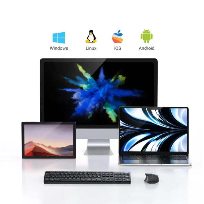 Ugreen MK006 wireless mouse and keyboard set 2.4Ghz - black - Other office accessories<<<HurtelXML