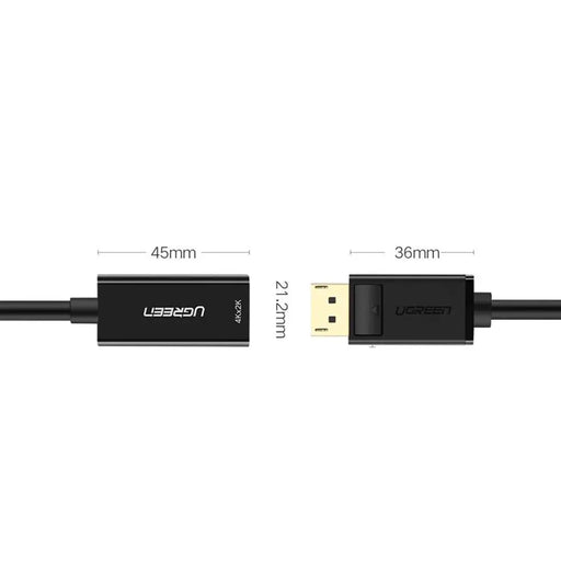 Ugreen MM137 40363 DisplayPort (Male) to HDMI (Female) 4K/1080p Adapter - Black - Video adapters<<<HurtelXML