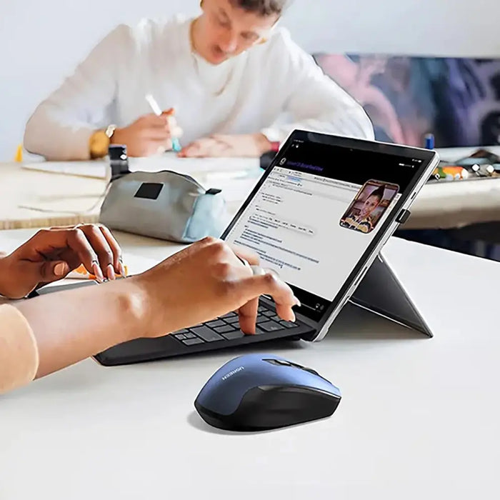 Ugreen MU006 optical wireless USB mouse 2.4GHz 4000 DPI - blue - Other office accessories<<<HurtelXML